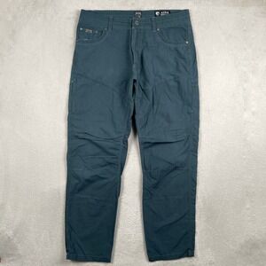 Kuhl Konfidant Air Pants Mens 36x32 Blue Outdoor Hiking Cargo Utility Vented